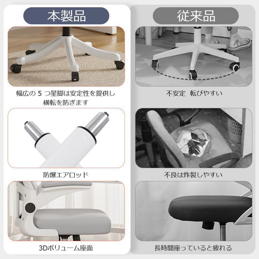 10%クーポン（5個以上購入）】 オフィスチェア 椅子 跳ね上げ式アーム