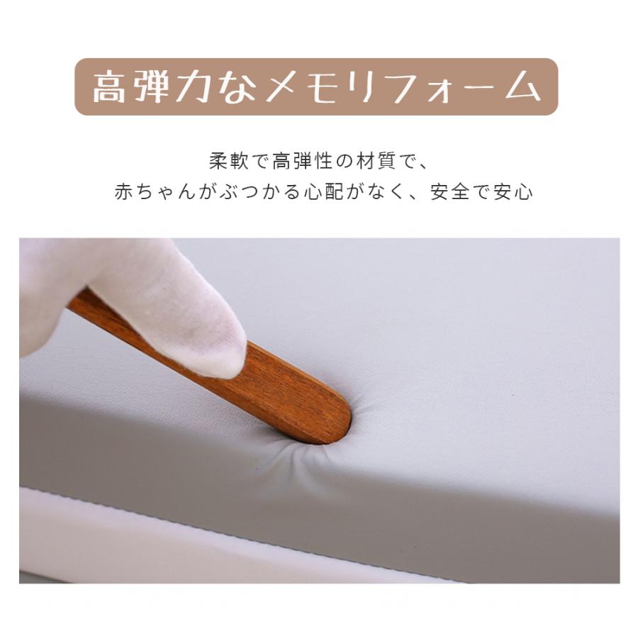 プレイマット 折りたたみ ベビー 厚手 防水 赤ちゃん 防音 床暖房対応