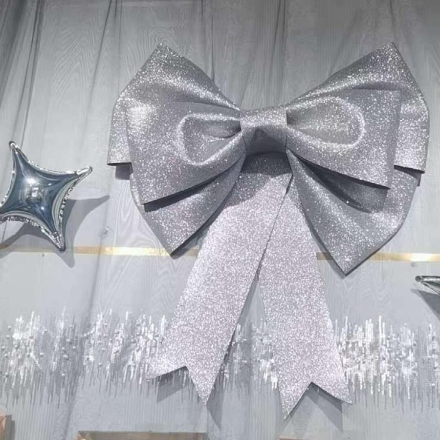 ビッグリボン 大型リボン立体型リボン　納車式 クリスマス飾り　結婚式 装飾 1m ビッグリボン 大型リボン立体型リボン 納車式 クリスマス飾り 結婚式