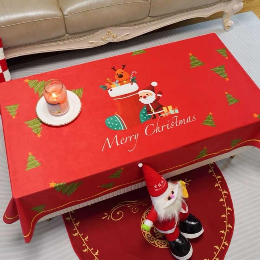 テーブルクロス　サンタクロース　パーティー遠足シート テーブルシート クリスマス テーブルクロス サンタクロース パーティー遠足シート テーブルシート