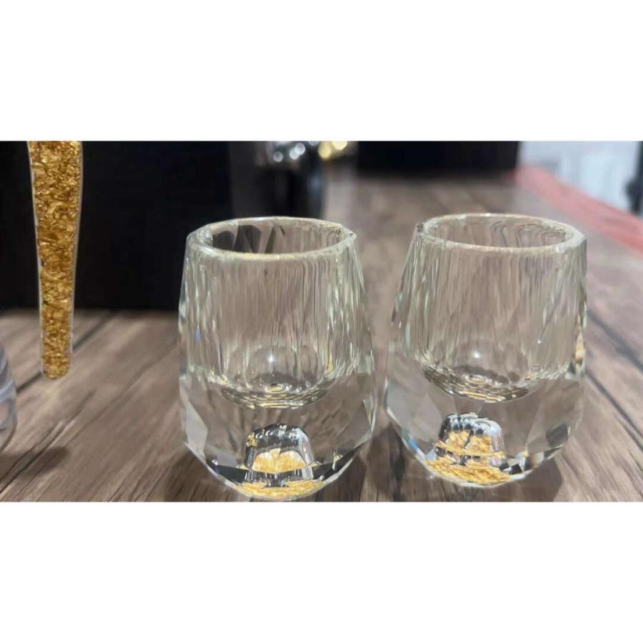 グラス 冷酒器 冷酒グラス グラスセット ショットグラス 金箔入れ高級