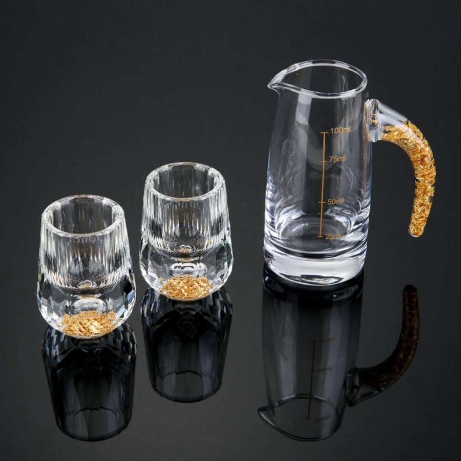 グラス 冷酒器 冷酒グラス グラスセット ショットグラス 金箔入れ高級グラス グラス 冷酒器 冷酒グラス グラスセット ショットグラス 金箔入れ高級