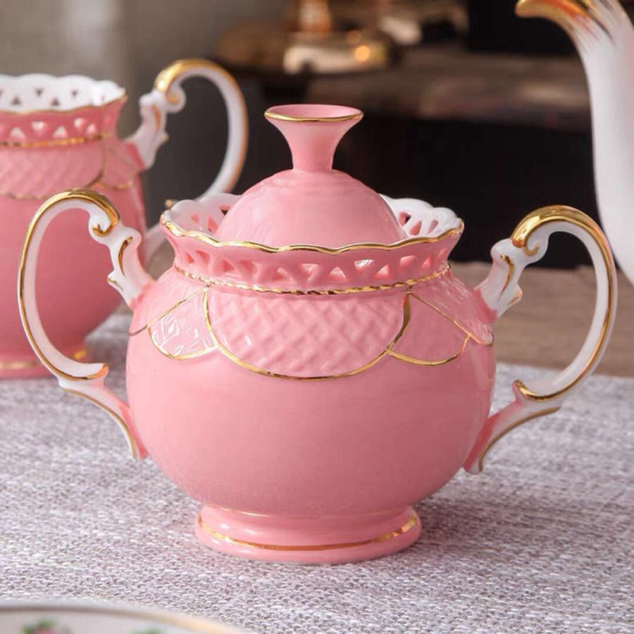 ティー・コーヒーカップセット カップ4客セット ．陶器ティーセット 西洋ティー・コーヒーカップセット カップ＆ソーサー4客セット ．陶器