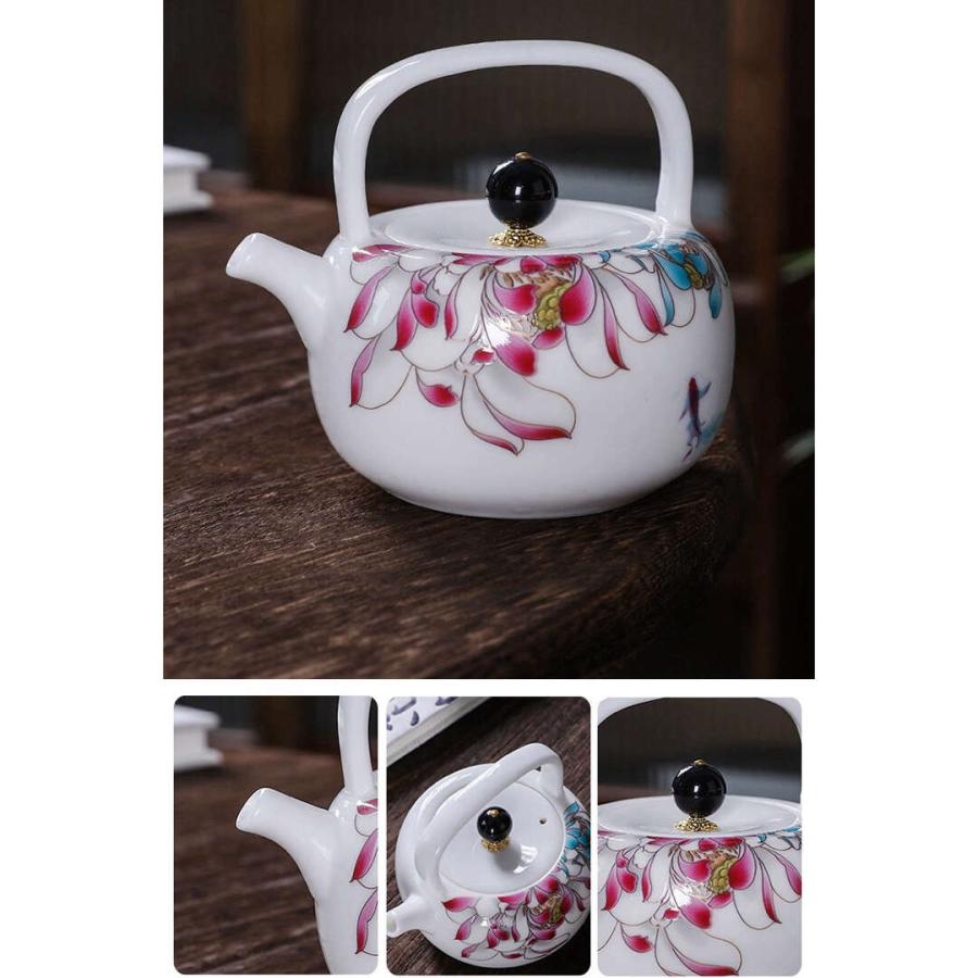 4客茶器揃 湯呑 急須 ポット 茶器セット ティーセット 食器 和風 花柄 4客茶器揃 湯呑 急須 ポット 茶器セット ティーセット 食器 和風 花柄