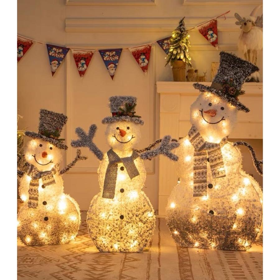 雪だるま スノーマン モチーフライトクリスマス イルミネーション 屋内 