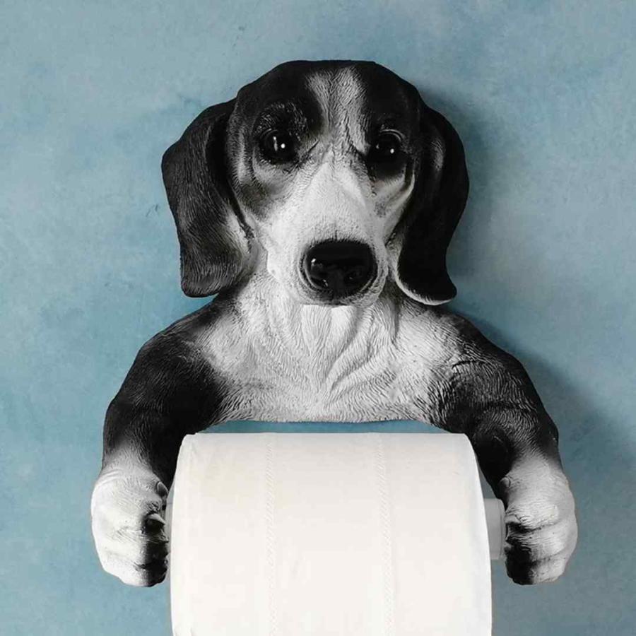 ビーグル犬 トイレットペーパーホルダー インテリア雑貨 犬 いぬ ビーグル犬 トイレットペーパーホルダー インテリア雑貨 犬 いぬ