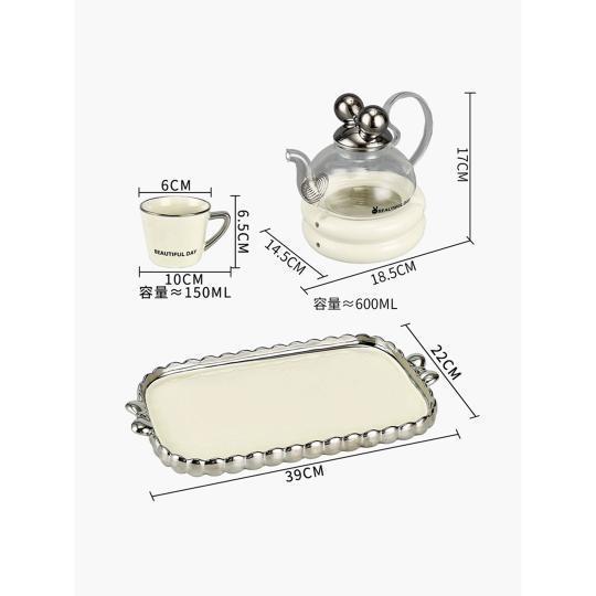 ティー・コーヒーカップセット カップ4客セット 陶磁器ティーセット