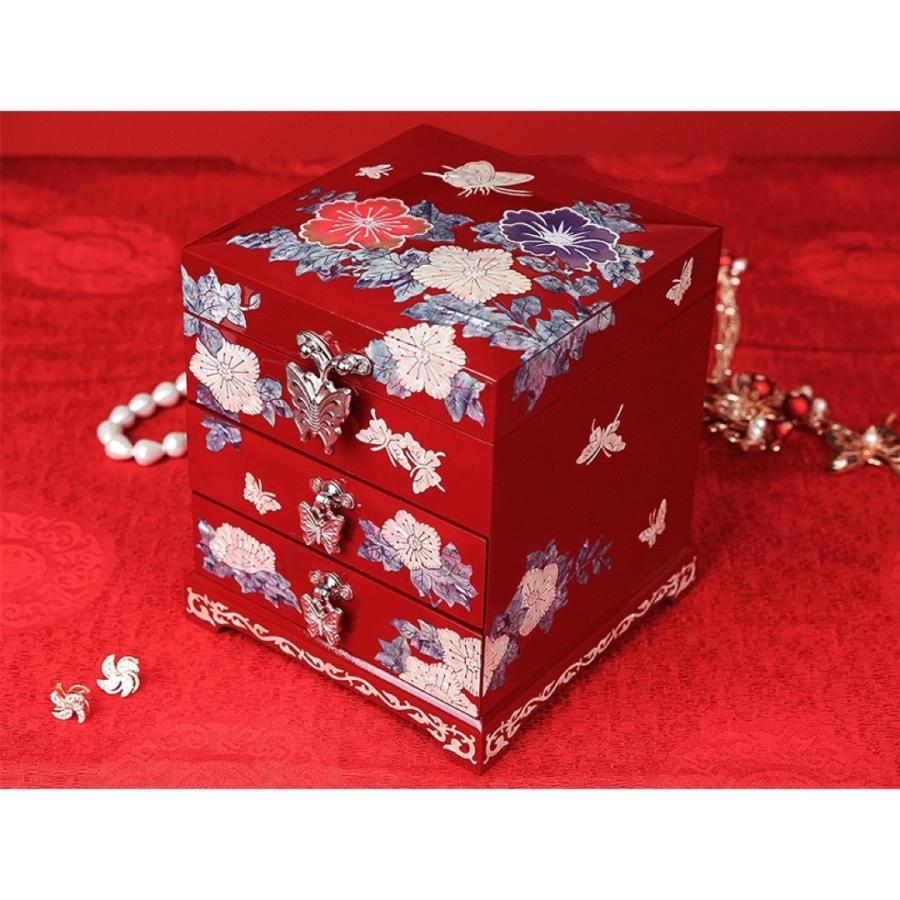 漆器 天然シェル 木製　純手作り製作  貝殻ジュエリーボックス 宝石箱 小物入れ 漆器 天然シェル 木製 純手作り製作 貝殻ジュエリーボックス 宝石箱