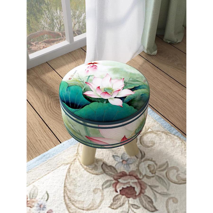 ハス 花柄椅子 イス スツール インテリア家具 ハス雑貨 ハス 花柄椅子 イス スツール インテリア家具 ハス雑貨 : 夢ハウス 4号