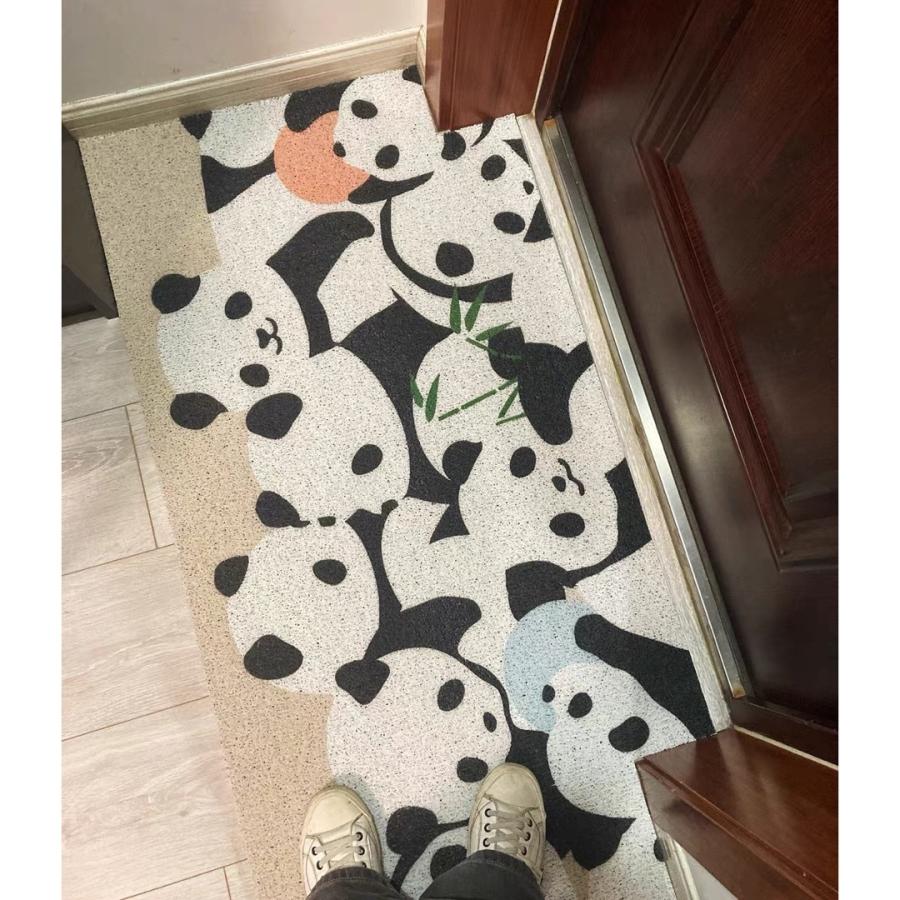 ラグマット 泥落とし 洗える 玄関マット 屋外 屋内 カーペット パンダ雑貨 ラグマット 泥落とし 洗える 玄関マット 屋外 屋内 カーペット パンダ