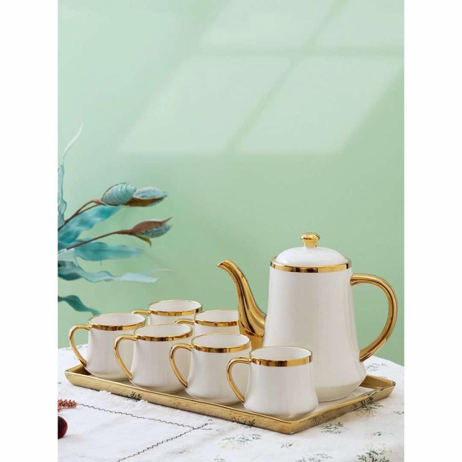 ティー・コーヒーカップセット カップ＆ソーサー6客セット ．陶磁器ティーセット ティー・コーヒーカップセット カップ＆ソーサー6客セット ．陶磁器