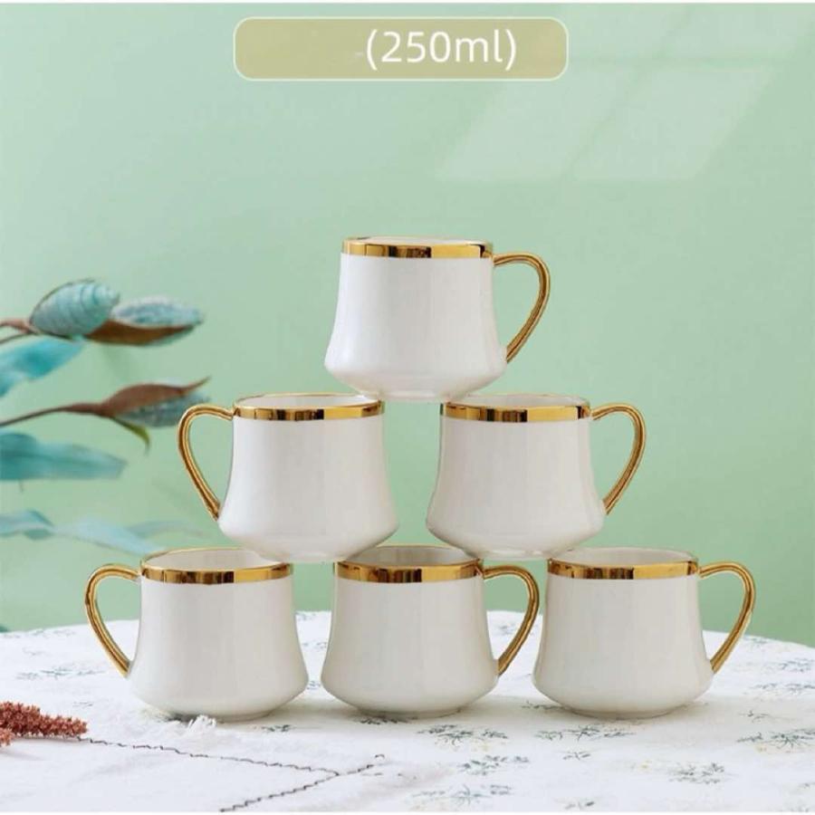 ティー・コーヒーカップセット カップ＆ソーサー6客セット ．陶磁器