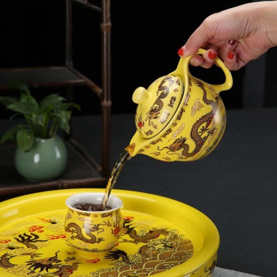 6客茶器揃 湯呑 急須ポット ．茶器セット ティーセット 龍たつ りゅう コップ 6客茶器揃 湯呑 急須ポット ．茶器セット ティーセット 龍たつ りゅう