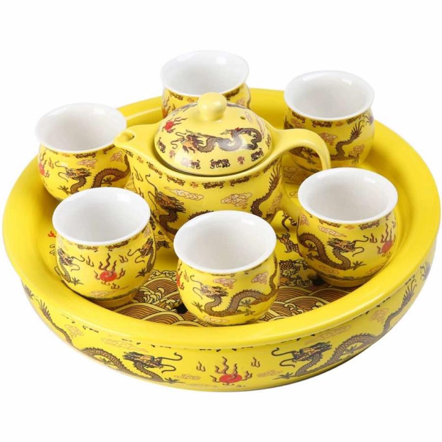 6客茶器揃 湯呑 急須ポット ．茶器セット ティーセット 龍たつ りゅう コップ 6客茶器揃 湯呑 急須ポット ．茶器セット ティーセット 龍たつ りゅう