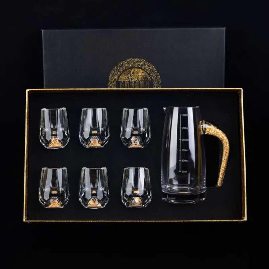 グラス 冷酒器 冷酒グラス グラスセット ショットグラス 金箔入れ高級グラス グラス 冷酒器 冷酒グラス グラスセット ショットグラス 金箔入れ高級