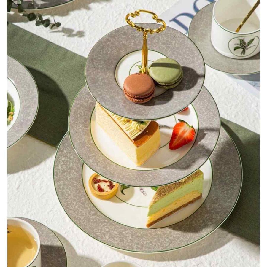 キッチン/食器 ケーキ スタンド プレート 3段セット アフタヌーン