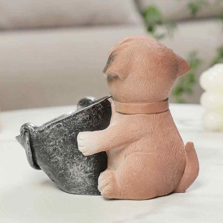 パグ 置物 小物入れドッグ 犬 収納ボックス 卓上収納 雑貨収納 かご