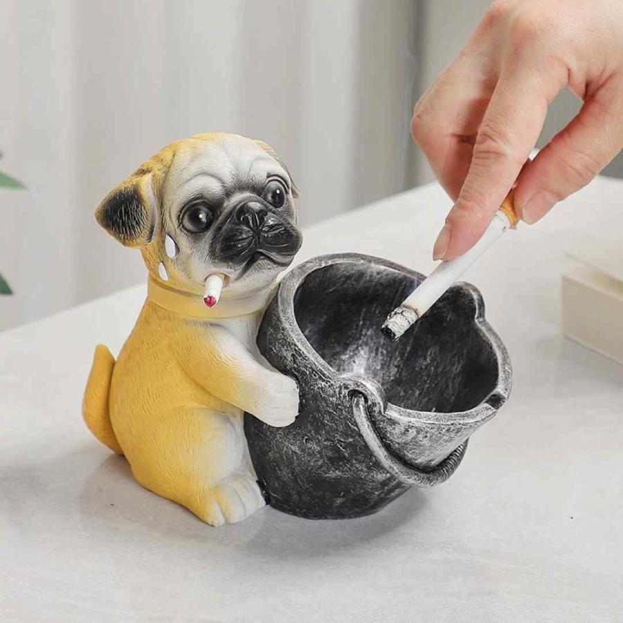パグ 置物 小物入れドッグ 犬 収納ボックス 卓上収納 雑貨収納 かご