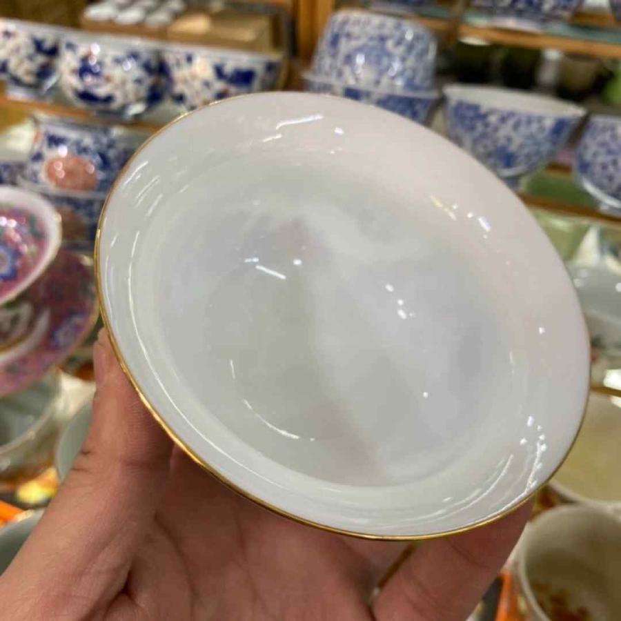 蓋碗 琺瑯彩 茶杯セット 茶器 三才碗 花柄 耐熱 陶磁器製の中国茶器 1