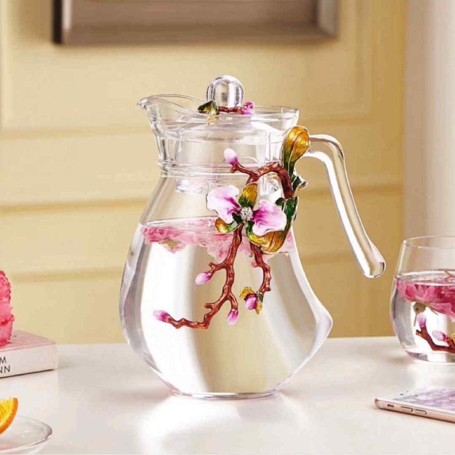 花柄ガラス製 ティーカップ セット 食器 コーヒーカップ 豪華カップセット 高級 花柄ガラス製 ティーカップ セット 食器 コーヒーカップ 豪華カップ