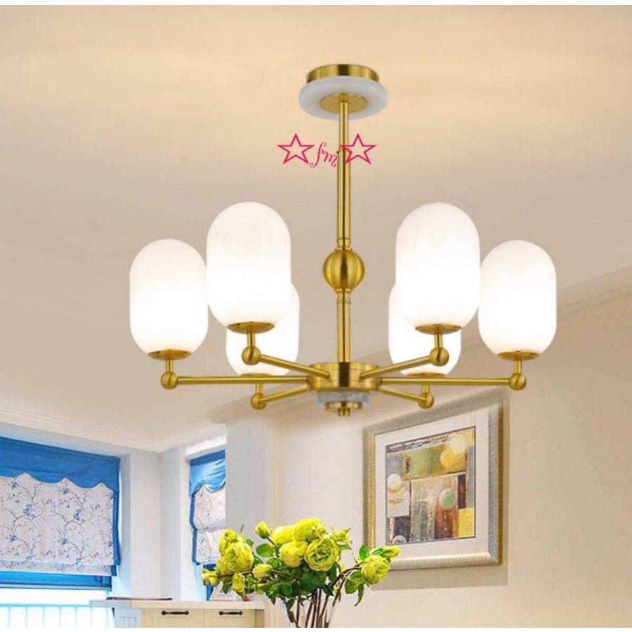 A36486 高級銅ペンダントライト 洋風照明シャンデリア北欧デザイン シーリングライト不可 天井照明 6灯