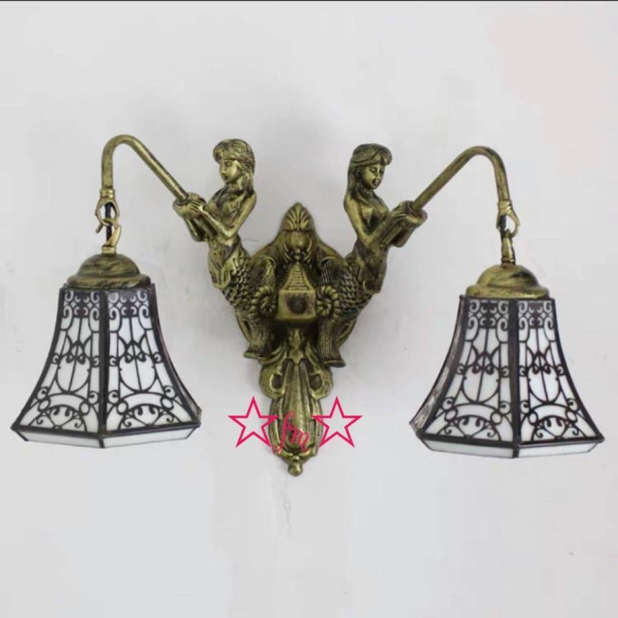 A36573 高級壁掛け照明 ブラケットライト 壁掛け灯 玄関照明 間接照明 インテリア照明 ステンドグラス