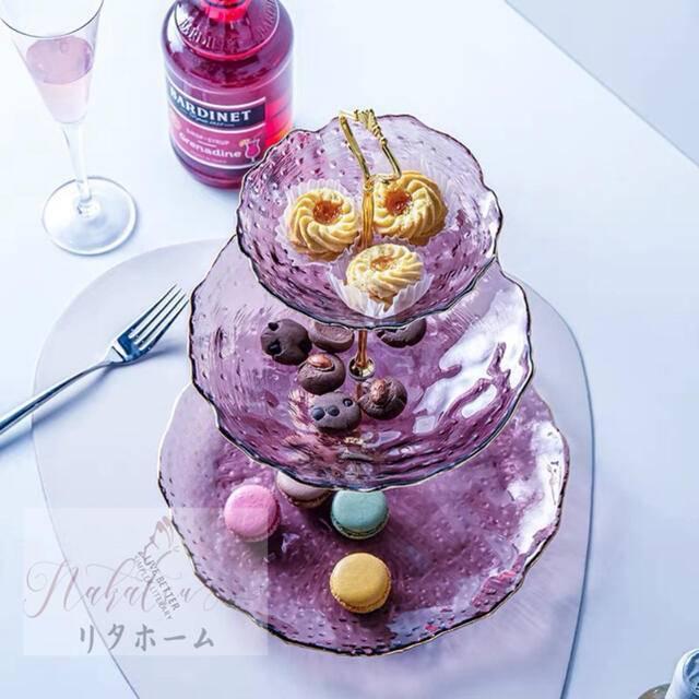 A ケーキ スタンド プレート 3段セット アフタヌーンティー 3段セット 皿 食器 トレー