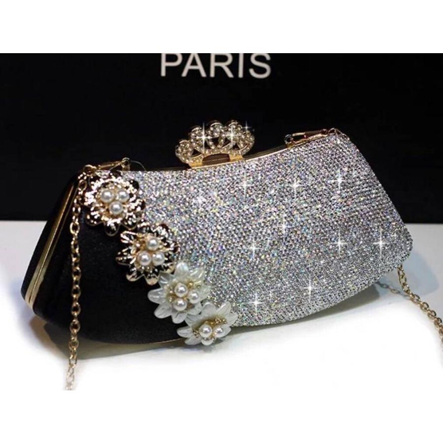A22143 豪華パーティーバッグ キラキラ ストーンBAG クラッチバッグ レディース ラインストーンクラッチバッグ 2wayバッグ