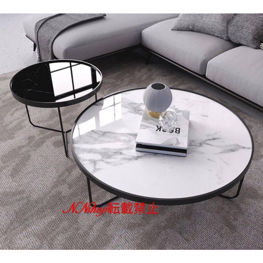 A19414 高級寝室用テーブル 人造大理石ローテーブル リビングテーブル  