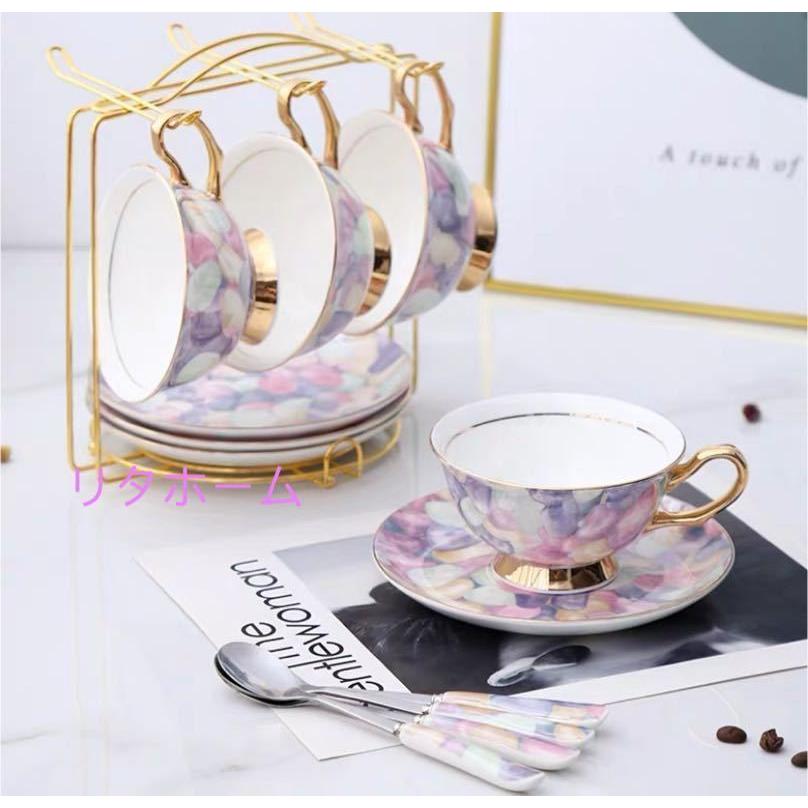 A29819 西洋ティー・コーヒーカップセット ~カップ＆ソーサー4客セット