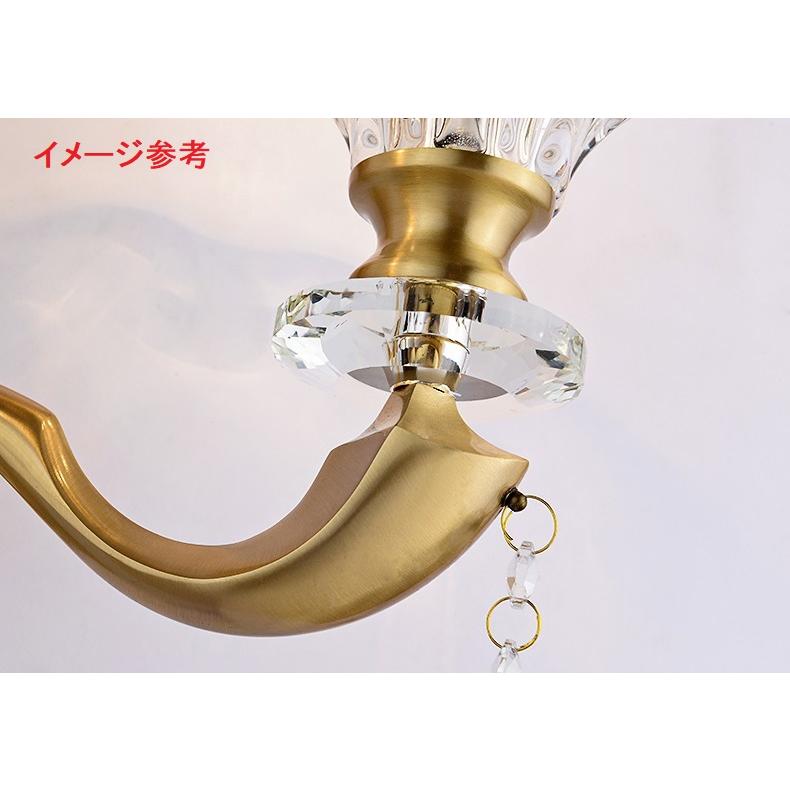 BL41-2水晶ガラス.銅壁掛け照明 壁掛け灯 インテリア照明 壁掛け灯 廊下 寝室 書斎 2灯 北欧モダン
