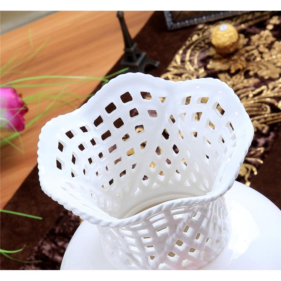 VA15花瓶 かびん 花器 花入れフラワーベース インテリア 雑貨 花柄 陶器_2