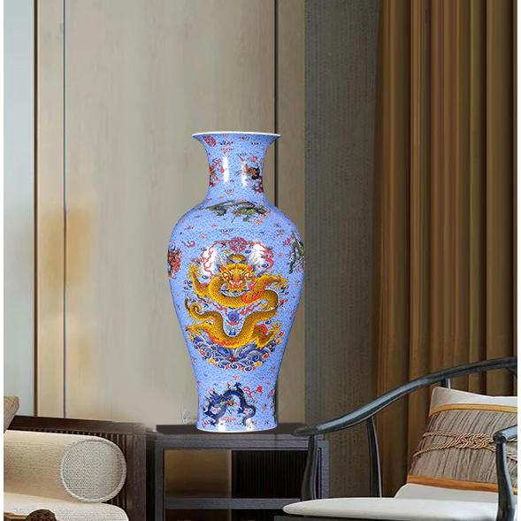 VA62花瓶 かびん 花器 花入れフラワーベース インテリア 雑貨 花柄 陶器_1