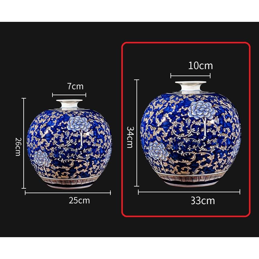 VA93-2花瓶 かびん 花器 花入れフラワーベース インテリア 雑貨 花柄 陶器_4