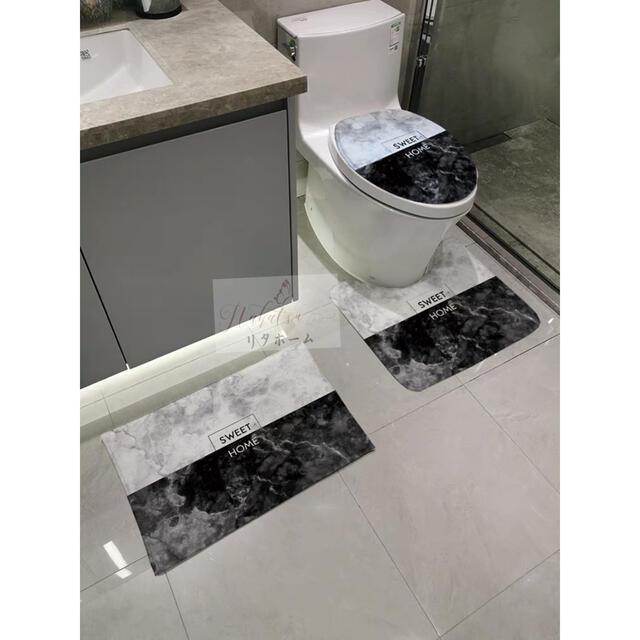 トイレマットセット可愛い トイレカバー用品4点セット 1263 株式会社リタホーム 通販 Yahoo ショッピング