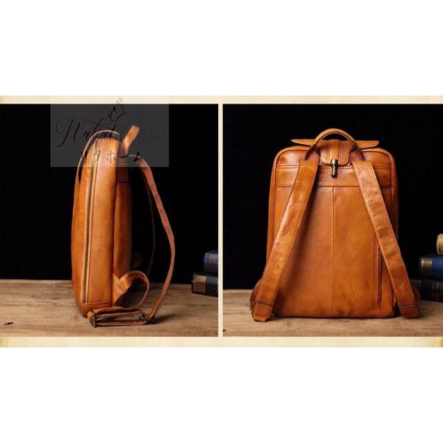 多機能バッグ 高品質本革 手染め手縫い 牛革レザー ビジネス総本革リュックサック 多機能バッグ．高品質本革 手染め手縫い 牛革レザー ビジネス総本革