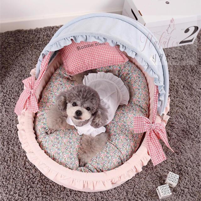 【希少品】 犬小屋 ペット用ベッド　豪華犬用ベッド　犬猫ペットハウス 【2154271153】(11990円)