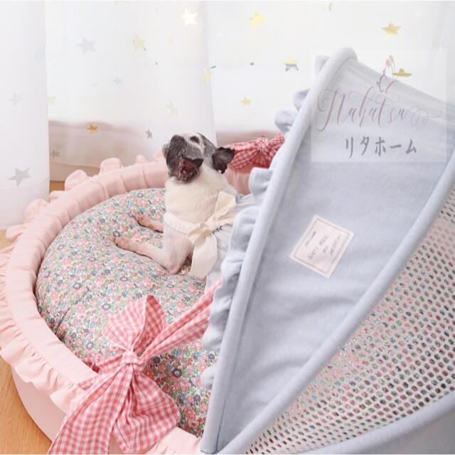 【希少品】 犬小屋 ペット用ベッド　豪華犬用ベッド　犬猫ペットハウス 【2154271153】(11990円)