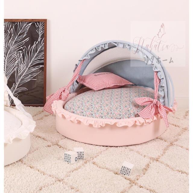 【希少品】 犬小屋 ペット用ベッド　豪華犬用ベッド　犬猫ペットハウス 【2154271153】(11990円)