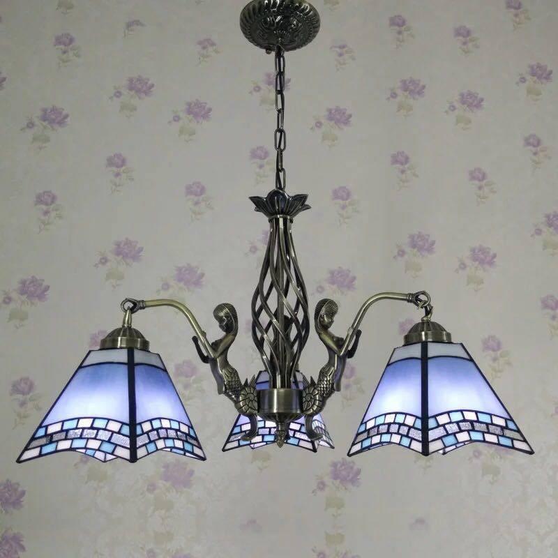 A18566 ステンドグラス ペンダントライト 豪華天井照明ステンドグラス