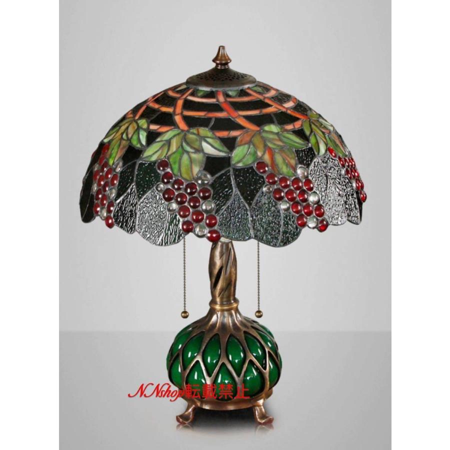 高品質ステンドグラスランプ 卓上スタンド 卓上照明_ ステンドグラスランプ 卓上スタンド 卓上照明