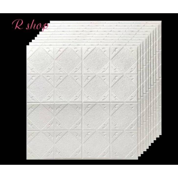 新品50枚 70cm×70cm 3D立体レンガ模様壁紙 防水汚い防止6 【公式通販】