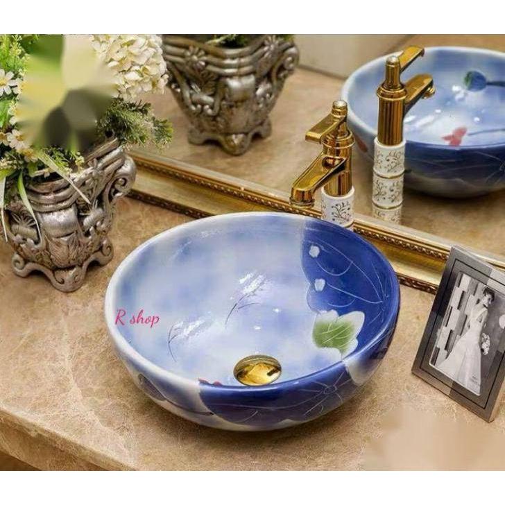 A17158 高級洗面台 洗面ボウルセット 洗面ボール 陶器 手水鉢 ．手洗器