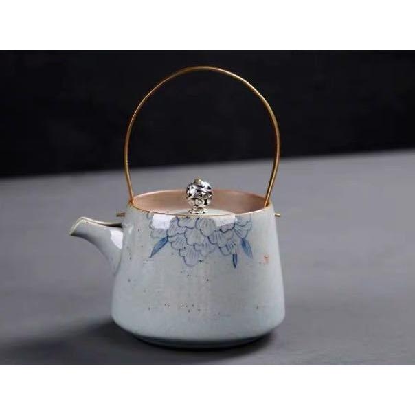 備前焼 茶器一式 急須 湯冷まし 湯のみ5客 木箱 未使用品 備前焼 茶器