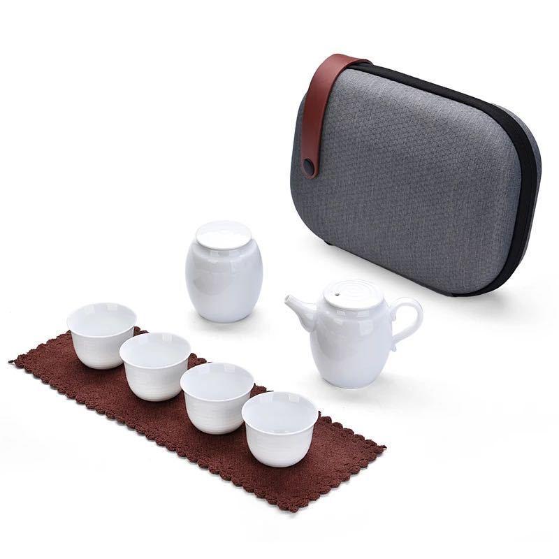 A11097 4客茶器揃 湯呑 急須 ポット ．茶器セット ティーセット