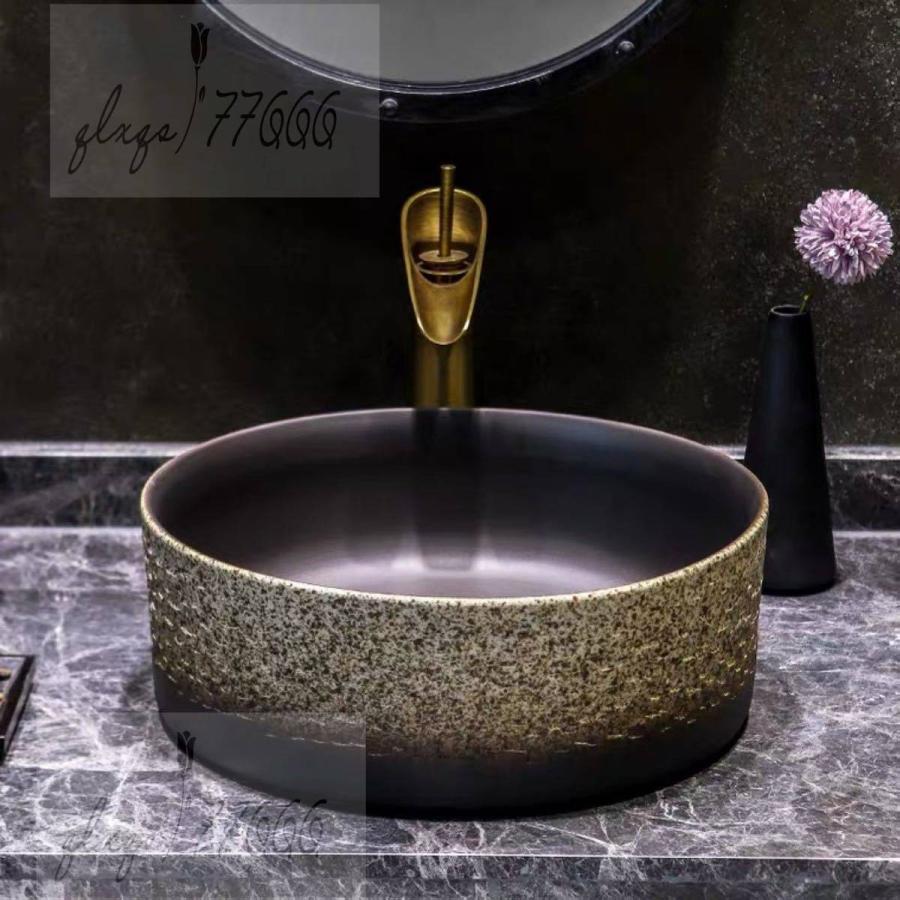 A25840 高級洗面台 洗面ボウルセット ．洗面ボール 陶器 手水鉢 手洗器