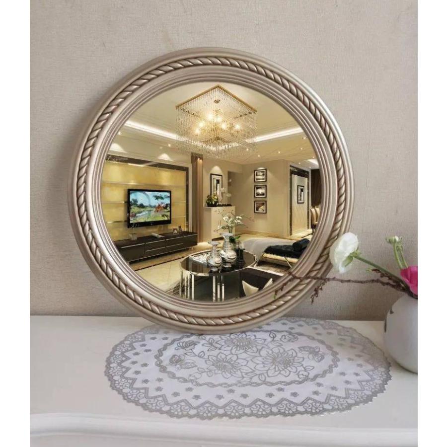 A01812 高級豪華鏡 アンティーク調 壁掛け鏡 壁掛け 壁掛けミラー ウォールミラー 52cm