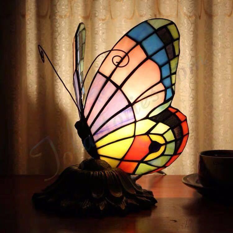 A11809 ステンドグラスランプ 卓上スタンド ．豪華テーブルランプ 卓上