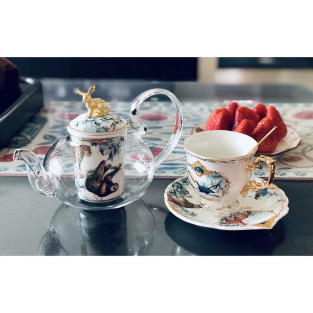 ティー・コーヒーカップセット カップ＆ソーサー4客セット ．陶磁器ティーセット 商品説明 キッチン 食器