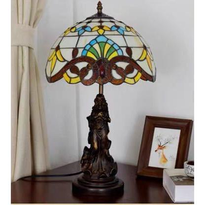 A33114 ステンドグラスランプ 卓上スタンド 豪華テーブルランプ 卓上